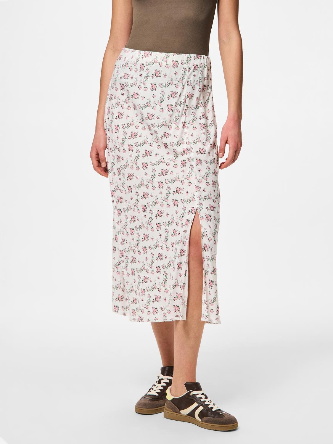 PCNYA Midi Skirt - Cloud Dancer - VERO MODA & VILA Bergvik